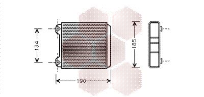 VAN WEZEL Siltummainis, Salona apsilde 03006183